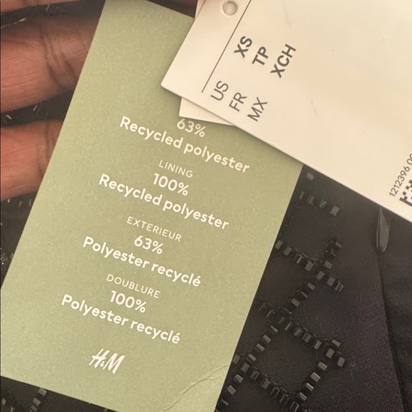 H&M Black Beaded Dress Cocktail Dress - Picture 15 of 17